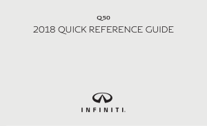2018 Infiniti Q50 Owner Manual And Maintenance Info